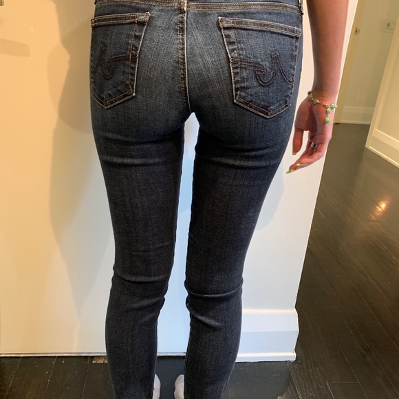 Low rise adriano goldschmieo ciggerette jean. - Picture 2 of 5